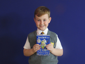 Harry Year 5 My favourite book is The Demon Dentist by David Walliams. I love this book because it is comical and there is so much detail it builds brilliant pictures in your head.
